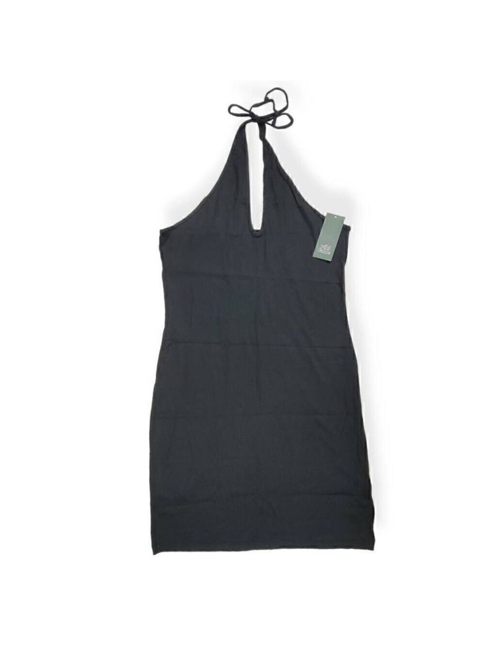 Wild Fable Halter Style Ribbed knit Black Dress XXL